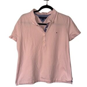 Tommy‎ Hilfiger Women's Pink Polo Shirt XL
